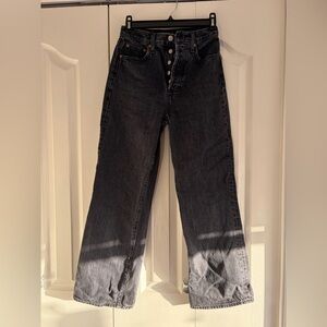 Denim Forum Black High-Rise Women’s Jeans